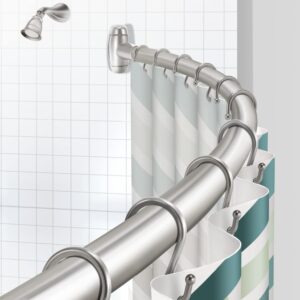 shower curtain rod installation ( 2 brackets)