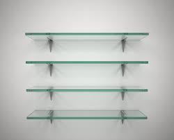 Glass shelf installation