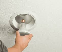 Bulb tube light holder installation