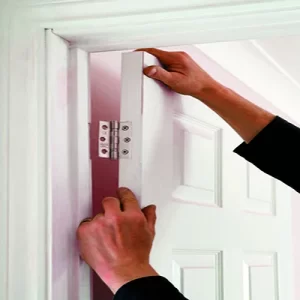 Wooden door installation