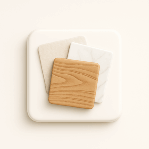 Icon for selecting top-quality finishes and materials for home interiors in TriCity area.