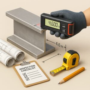 3D icon showing gloved hand using laser measuring tool on aluminum frame, with blueprints, pencil, and tape measure for aluminium work consultation by Chago Partners in Panchkula, Mohali