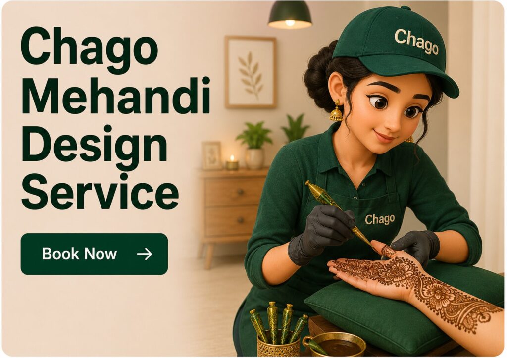 Professional Chago Mehandi Design Service