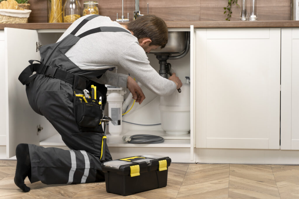Worker repairing and maintenance