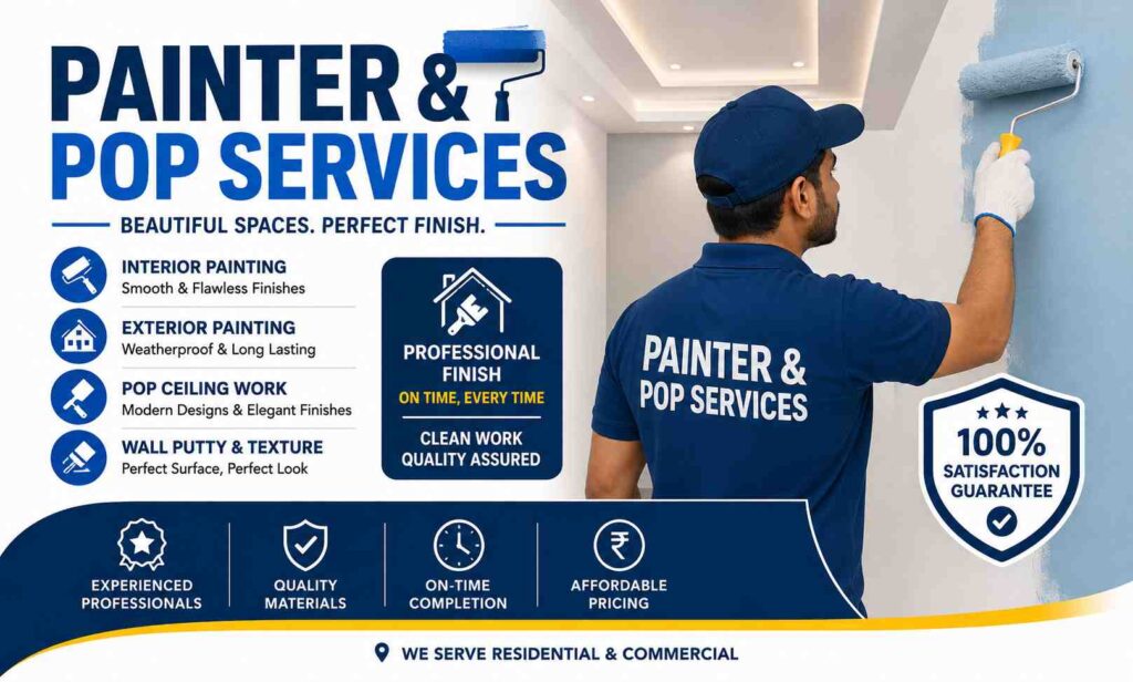 Professional Painter POP Services