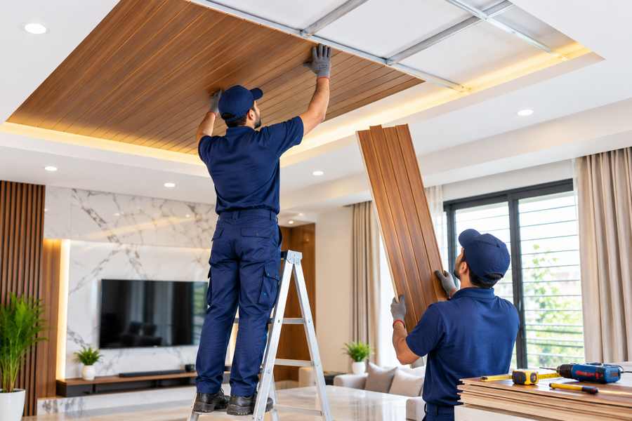 Skilled False Ceiling Installation Workers