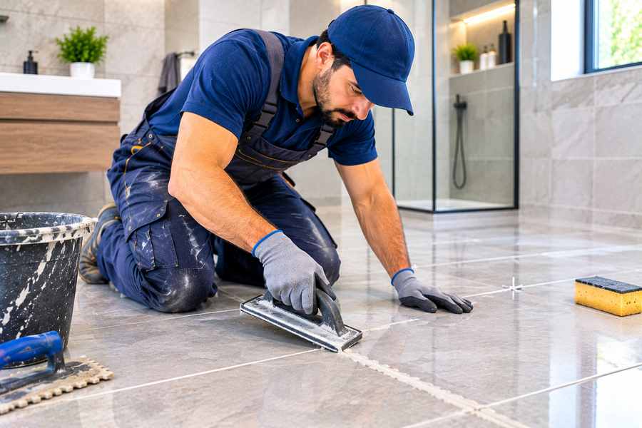 Professional Tile Mason Working Service